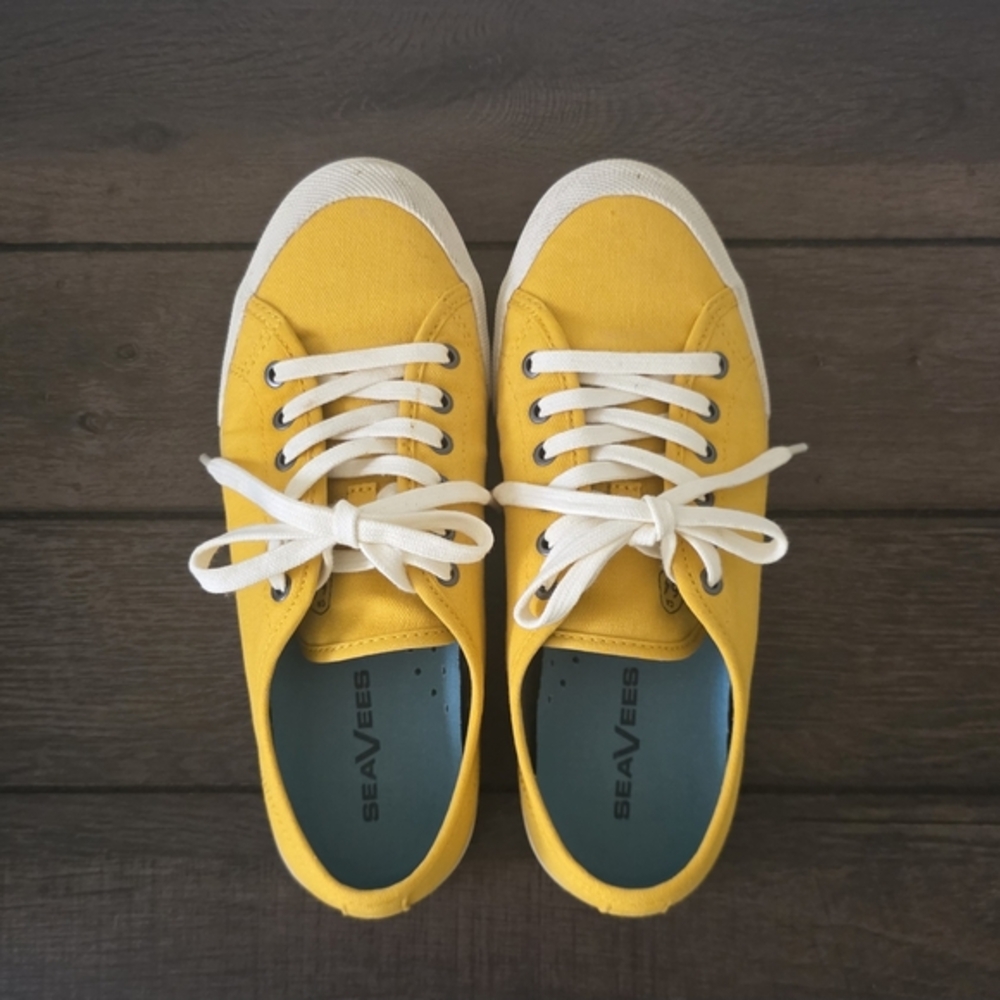 SeaVees Womens Monterey Sneaker- Yellow